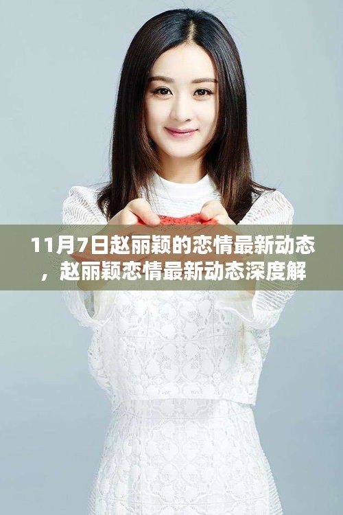 赵丽颖恋情最新动态揭秘，深度解析、特性、体验、竞品对比与用户群体洞察