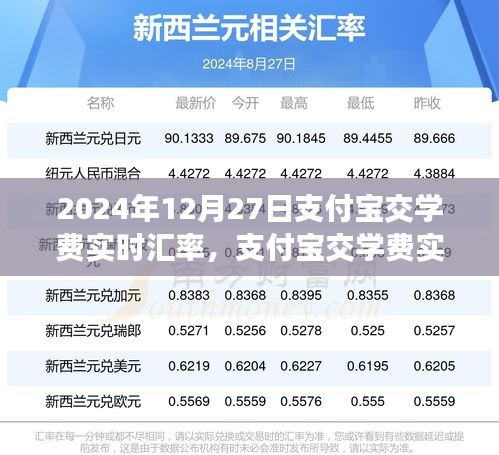 支付宝交学费实时汇率操作指南，初学者与进阶用户适用（2024年12月版）