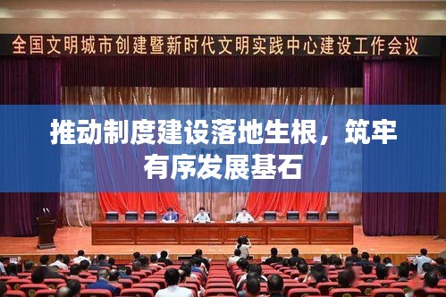 推动制度建设落地生根，筑牢有序发展基石
